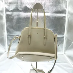 ケイトスペード katespade ショルダーバッグ ハンドバッグ 2way グレー系 ベージュ系 レザー