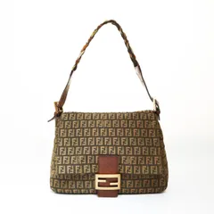 FENDI フェンディ ショルダーバッグ ズッキーノ マンマバケット【中古】