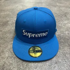 Supreme  × NEW ERA Money Box Logo Cap マネーボックスロゴキャップ シュプリーム  × ニューエラ G2707272022 ブルー 7 1/2 （6012M）