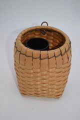 未使用 茶道具 橋本永豊作 乾山写 雪笹 手鉢 在銘 茶器 盛鉢 共箱