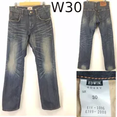 EDWIN/エドウィン★404XV/ウエスタン/ルーズフィット/デニムパンツ/ジーンズ【30/メンズ/股下83cm/濃紺/ヴィンテージ加工】ズボン/ボトムス/Pants/Trouser◆BJ155-c