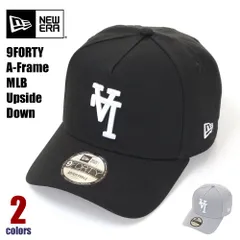 【LA ドジャース】ニューエラ 9FORTY キャップ 帽子 メンズ レディース キッズ NEW ERA LOS ANGELS Dodgers A-Frame MLB Upside Down 逆さロゴ MLB スナップバック ブランド 黒 グレー