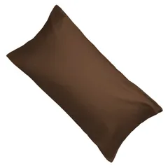 43×90cm セミロング ブラウン 無地 4サイズ 選べる9色 ピローケース 柔らかい 滑らか 封筒式 ホテル品質 防臭 抗菌 防ダニ 300本高密度生地 サテン織り 高級綿100％ 枕カバー