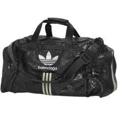 バレンシアガ BALENCIAGA ロゴ ボストンバッグ アディダス ジムバッグ 2WAY ショルダーバッグ ボストンバッグ レザー ブラック 721810 レディース 【中古】のサムネイル