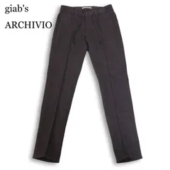 イタリア製★ giab's ARCHIVIO ジャブスアルキヴィオ 【MASACCIO/M1】 通年 ストレッチ イージー パンツ Sz.42　メンズのサムネイル