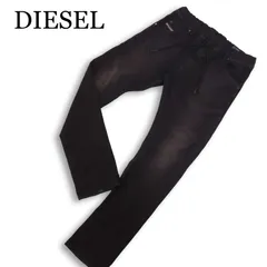 DIESEL ディーゼル 【KROOLEY-NE 0670M】 USED加工★ イージー スウェット デニム パンツ ジョグ ジーンズ Sz.28　メンズ