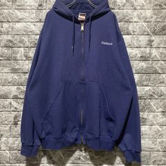 90's Carhartt 美品 極フェード ジップパーカー XL 茄子紺 - メルカリ