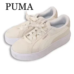 PUMA プーマ 394181-01 KARMEN★ カルメン スウェード プラットフォーム スニーカー Sz.23.5 レディース
