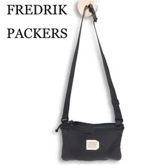 FREDRIK PACKERS フレドリックパッカーズ キルティング♪ ショルダー バッグ サコッシュ Sz.F レディース 黒