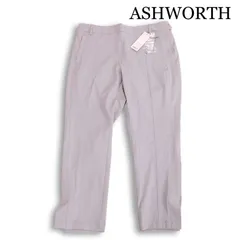 【新品 未使用】 ASHWORTH アシュワース ゴルフ 通年 ストレッチ スラックス パンツ Sz.OT　レディース グレー 大きいサイズのサムネイル