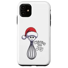 【新品】 Whisking You Joy キュート 泡立て器 しゃれ 面白い クリスマス ベーキング スマホケース iPhone 11 用 1