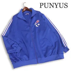 PUNYUS プニュズ 通年 練乳★ 刺繍 フード ジャージ トップ ブルゾン ジャケット Sz.4 レディース 大きいサイズ