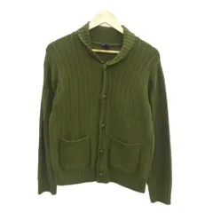 ギャップ GAP ショールカラー カーディガン ニット ミドル丈 160 カーキ /HO5 ■GY58 男の子