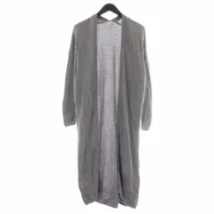 ジェラートピケ gelato pique ルームウェア カーディガン ガウン 長袖 ロング 前開き F 紫 パープル PWNT202053 /XZ ■GY58