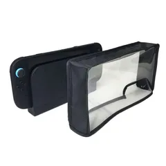 Switch2用 ドック ダストカバー ホコリよけ 専用設計 スイッチ２ ドックカバー ブラック クリア