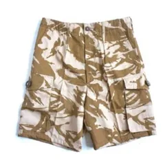 イギリス軍 放出 デザート DPM ショートパンツ 80サイズ ライトウェイト P S097NN デッドストック 未使用 ミリタリーウェア