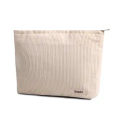 大特価　化粧ポーチ コスメポーチ レディース 大容量 大きめ 可愛い かわいい 軽量 おしゃれ おしゃれ 四角い 収納ポーチ 持ち運び 旅行用 (ホワイト)