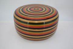 香川漆器 讃岐彫 二段丸重 独楽塗 重箱 讃岐漆器 菓子器 - メルカリ