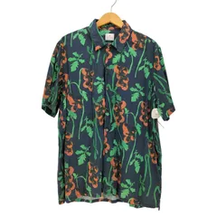 ピーエスポールスミス PS Paul Smith フローラル 総柄 プリント S/S オープンカラー アロハ シャツ メンズ import：XL 