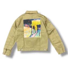 参考上代35200円 未使用 SHINYAKOZUKA  EISENHOWER JK WITH DICKIES アイゼンハワーワークジャケット ブルゾン シンヤコヅカ 2402SK119NP カーキ L （99541A）