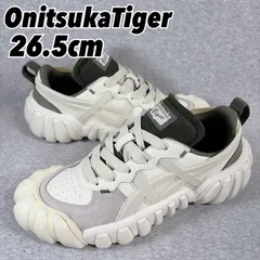 0557美品【オニツカタイガー】デンティグレ 26.5cm ホワイト×グレー