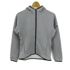 アディダス パーカー トップス キルティング スポーツウエア レディース Mサイズ グレー adidas 【中古】