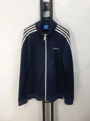 アディダス ジャージ BECKENBAUER(ベッケンバウアー) トラックジャージ ネイビー ゴン白 100