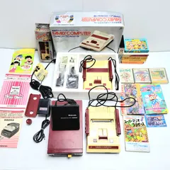 【動作未確認】任天堂 ファミリーコンピュータ 本体 ディスクシステム ソフトまとめ