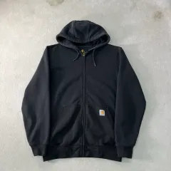 100 Carhartt カーハート ブラック ジップアップパーカー