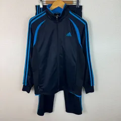 adidas アディダス セットアップ ジャージ上下 ロゴプリント ネイビー Sサイズ メンズ 古着 スポーツMIX ストリート