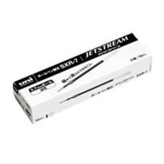 (業務用5セット) 三菱鉛筆 ボールペン替え芯/リフィル 〔0.7mm/黒 10本入り〕 油性インク SXR7.24