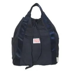 ルートート rootote 美品 多機能トートバッグ リュックサック 鞄 A4収納 紺 ネイビー ユニセックス /X