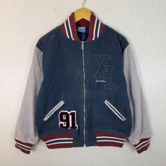 XLARGE エクストララージ スタジャン ロゴ刺繍 ネイビー Lサイズ メンズ 古着 ストリート アメカジのサムネイル