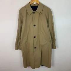 Kent IN TRADITION ケントイントラディション リバーシブルコート 無地 チェック柄 ベージュ メンズ 古着 クラシック レトロ