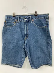 LEVI STRAUSS & CO. リーバイストラウスアンドカンパニー デニムパンツ W34 ブルー 無地 ハーフ・ひざ丈 スタンダード ストレート レギュラー ヴィンテージ