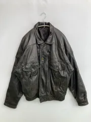 レザージャケット L ブラック