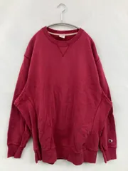 Champion チャンピオン スウェット レッド スウェット 無地 ワンポイント 長袖