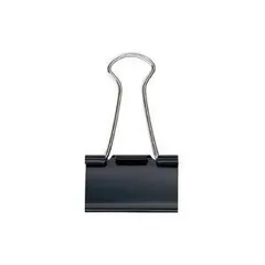 （まとめ）プラス ダブルクリップ CP-103 大 黒 10個 〔×20セット〕