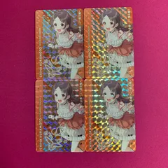 学園アイドルマスター 倉本千奈 サイン 4枚セット CarddassS＋ カードダス 学マス
