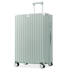 「新入荷」 スーツケース 全新品 Lサイズ キャリーケース キャリーバッグ Lサイズ ストッパー付き アルミコーナーパッド 7日~14日 大容量超軽量 軽い おしゃれ かわいいダブルキャスター 大型 ファスナー 1年保証付きのサムネイル
