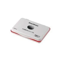 （まとめ）シヤチハタ スタンプ台エコスHKN-3-R赤〔×5セット〕