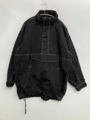 ナイロンジャケット L ブラック 無地 その他総柄 フードあり