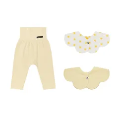 【特価商品】ソフトモダール ハイウエストレギンス 1枚+ スタイ2枚セット