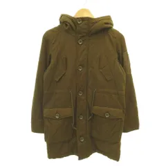 オゾック OZOC モッズコート 38 茶 ブラウン フード付き フラップポケット /YJ ■GY60