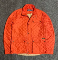 ポロ ラルフローレン キルティング ジャケット オレンジ M