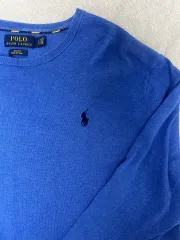 ポロラルフローレン ブルー ニット L