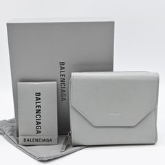 ほぼ未使用☆BALENCIAGA 2つ折り財布 ホワイト - メルカリ