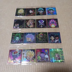 ドラゴンボール 超戦士シールウエハース超 激突の戦士たち １６枚