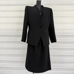 レディース 高級 ブラックフォーマルスーツ【中古】SOIR BENIR 東京ソワール 11号 礼服 喪服 冠婚葬祭 /516059