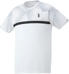 ゴーセン GOSEN テニス ゲームシャツ メンズ レディース 半袖ゲームシャツ 半袖Tシャツ 部活 チーム クラブ サークル 吸汗速乾 日本ソフトテニス連盟 日本バドミントン協会審査合格品  T2408 30 ホワイト